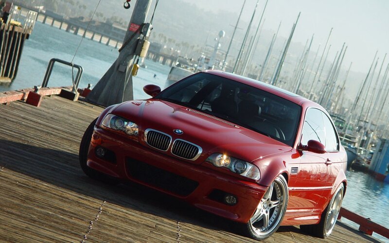 Red Bmw M3 Coupe — Calm, Afternoon