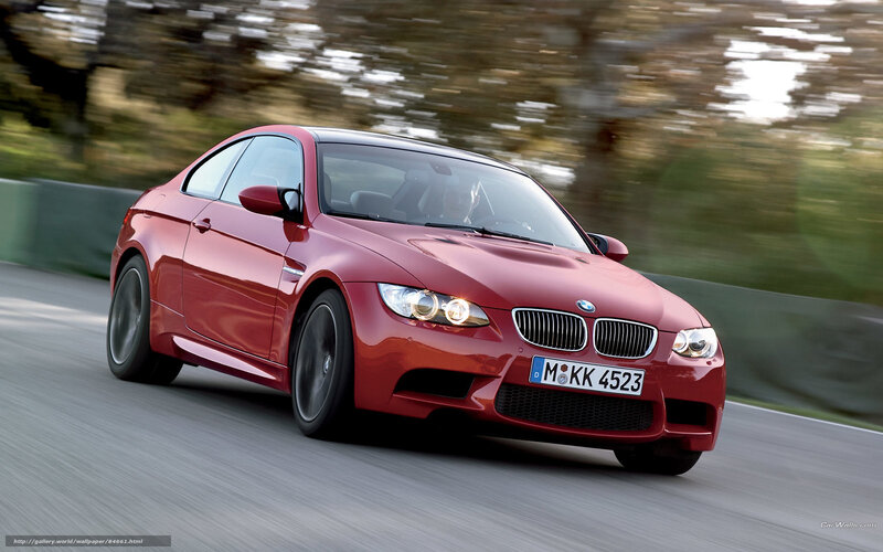 Red BMW M3 Coupe — Dynamic, Afternoon