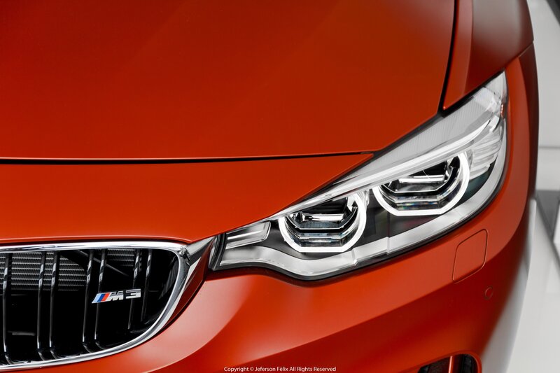 Red Bmw M3 Front