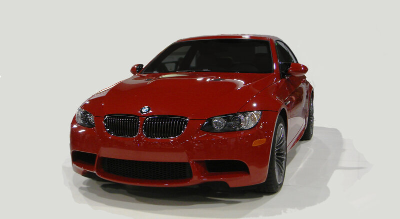 red bmw m3 sports car