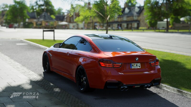 Red BMW M4 Coupe — Calm, Afternoon, 3d Render