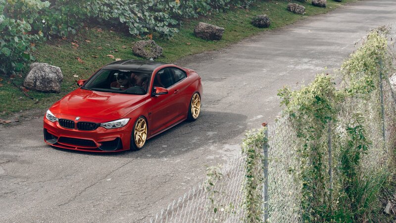Red Bmw M4 Coupe — Calm, Afternoon