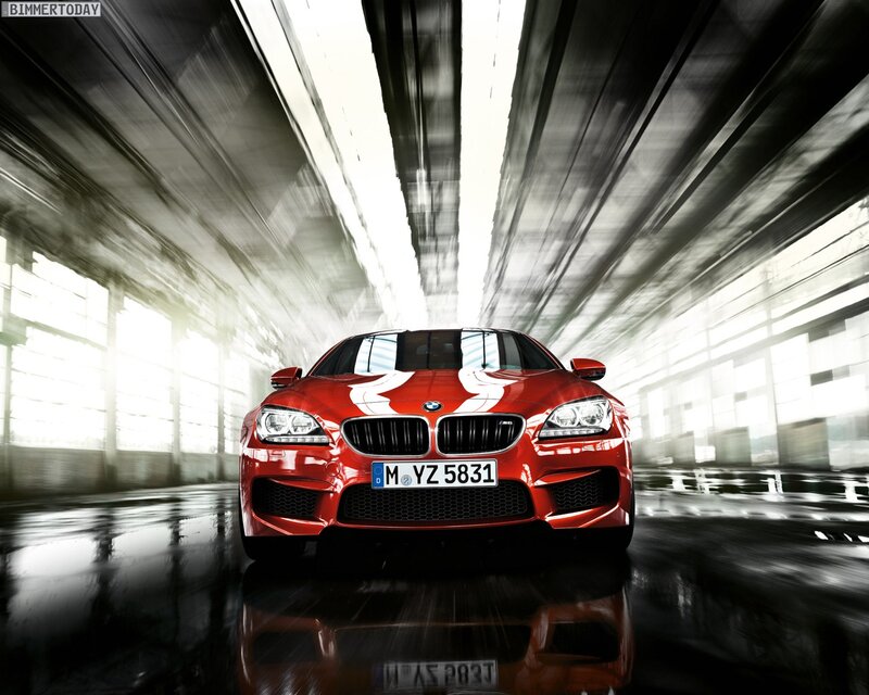 Red BMW M6 Car