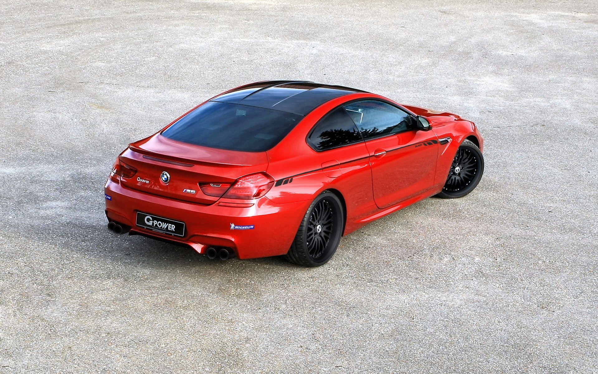 Red BMW M6 Coupe