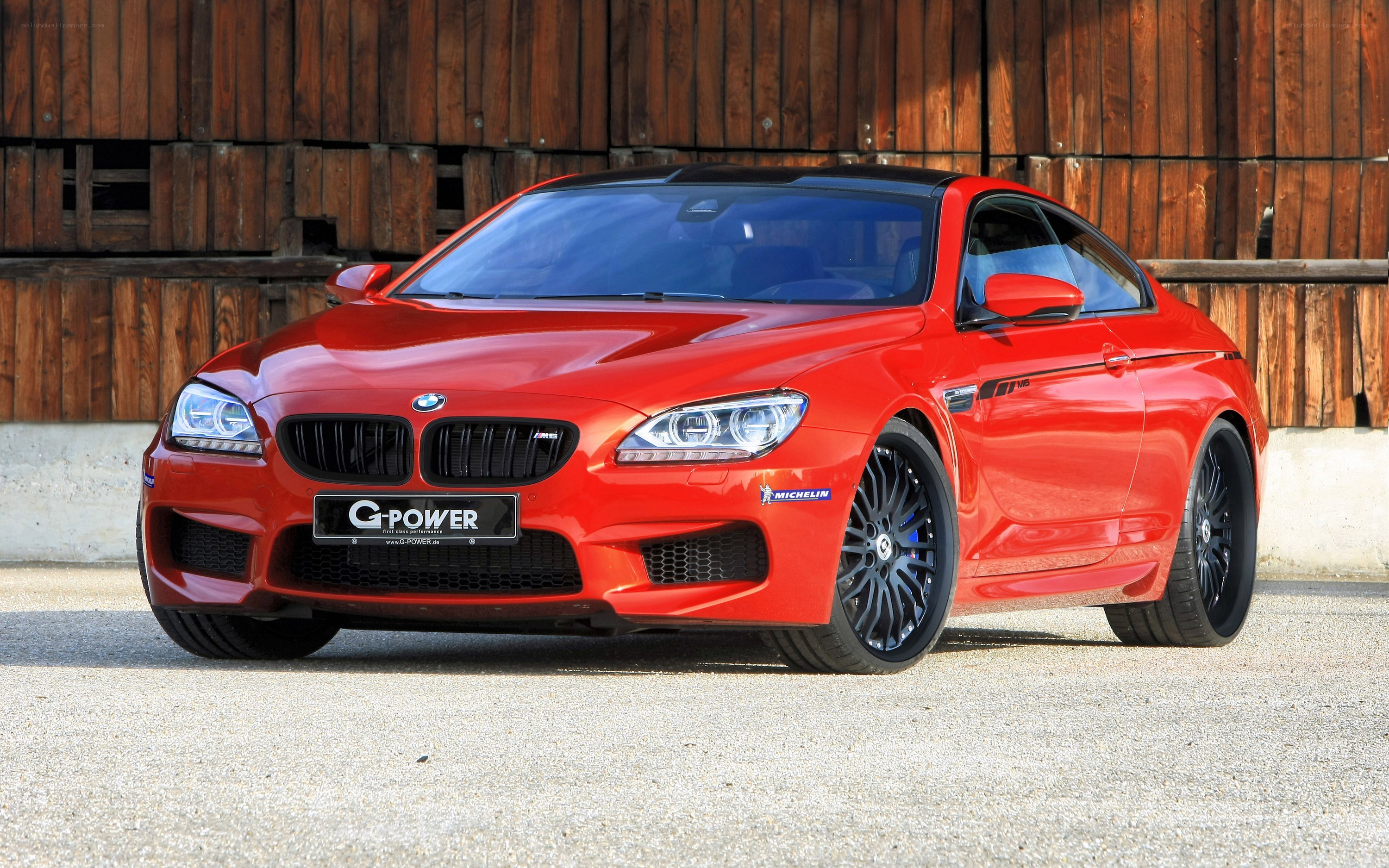 Red BMW M6 Coupe
