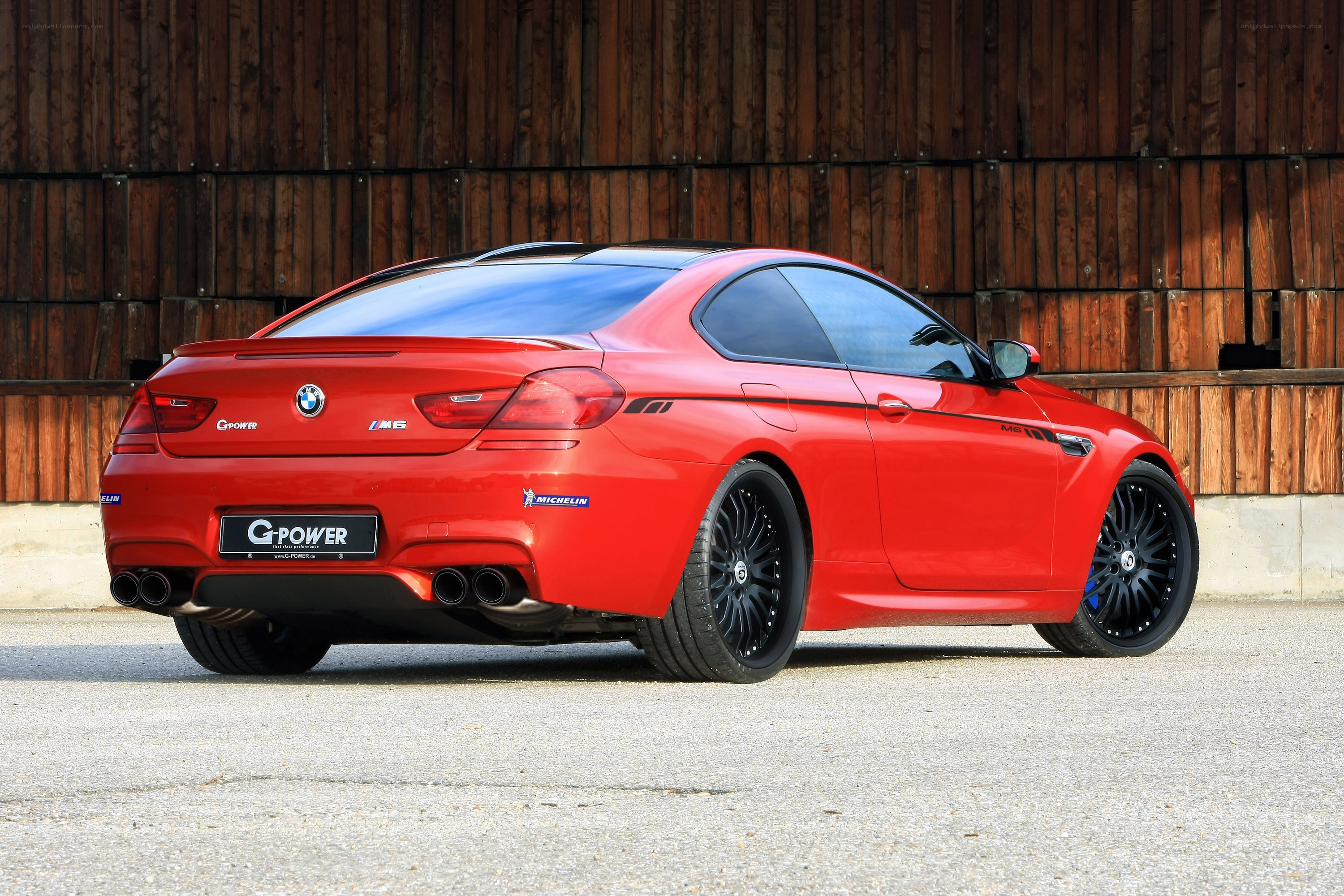 Red BMW M6 Coupe