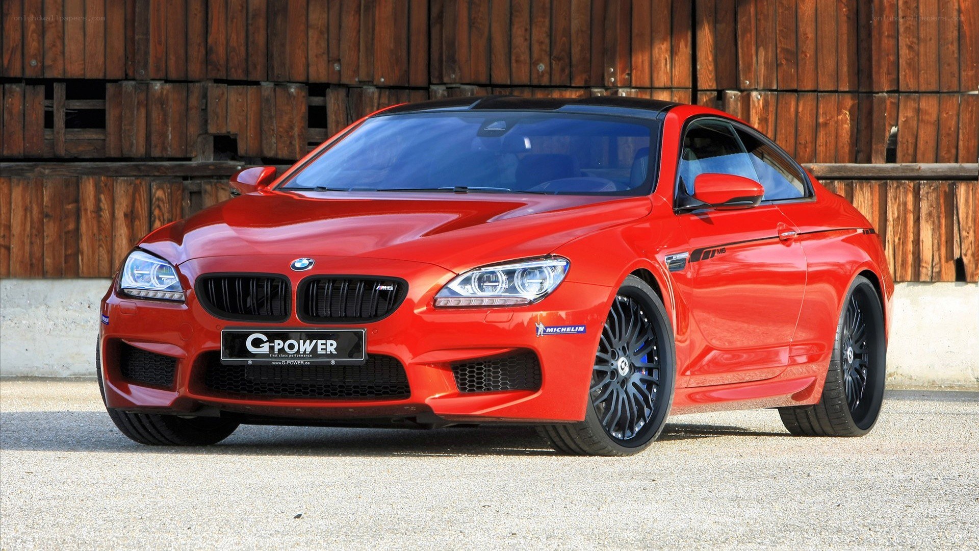 Red BMW M6 Coupe