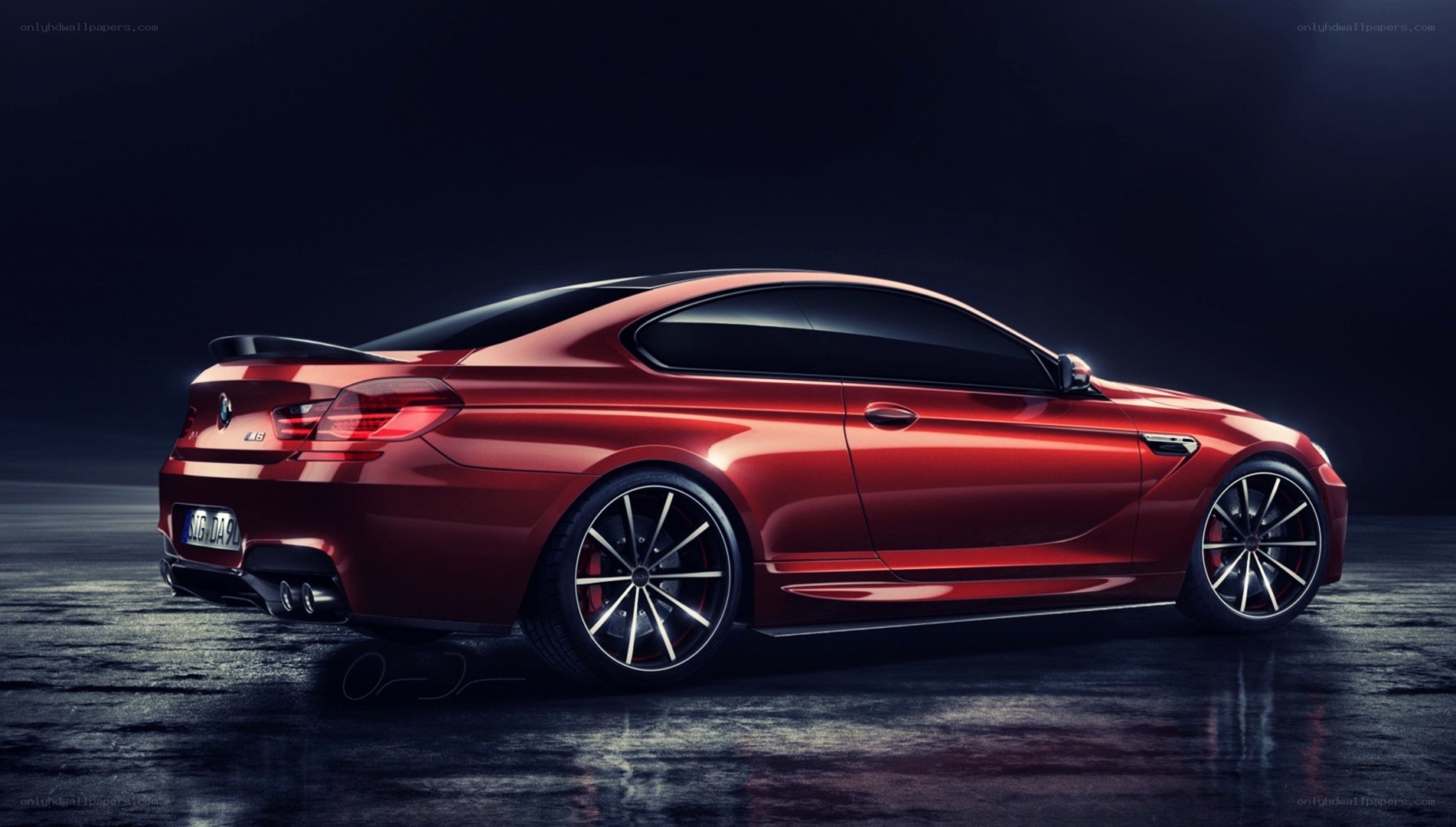 red bmw m6 coupe