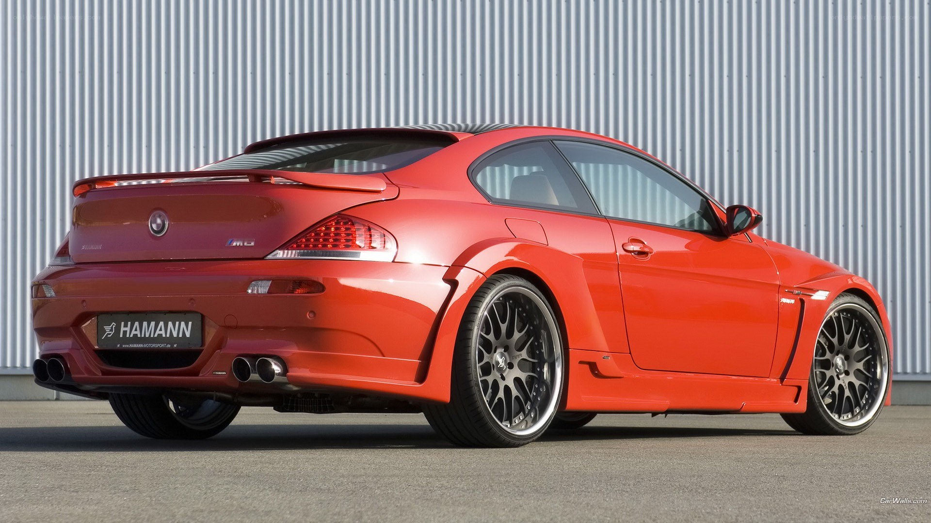 Red BMW M6 Coupe