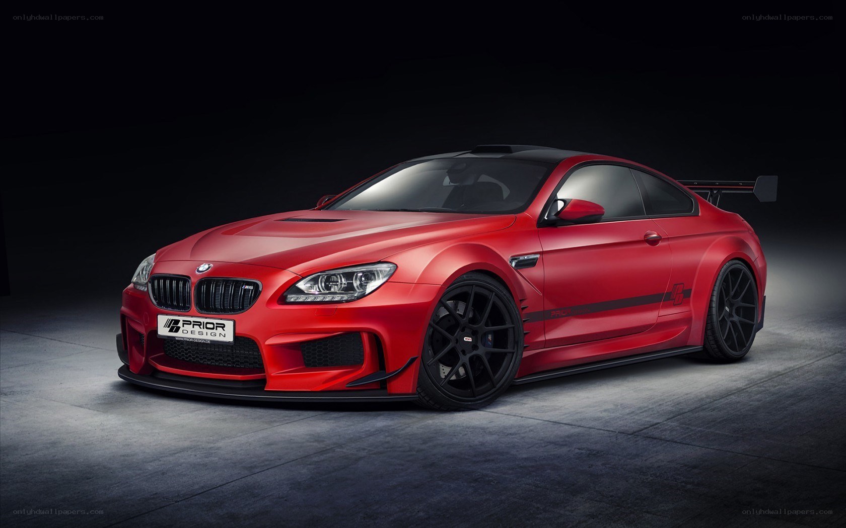 red bmw m6 coupe