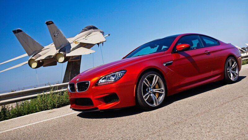 Red Bmw M6 Coupe — Dramatic, Afternoon