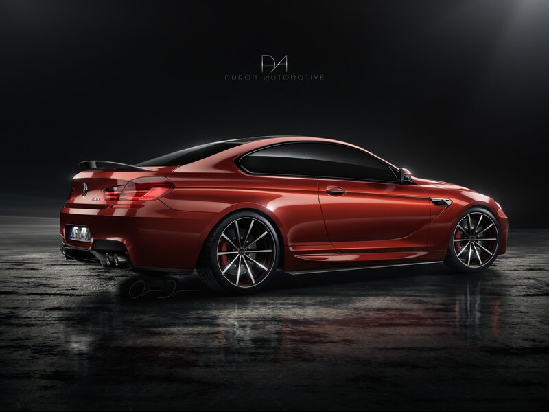 Red Bmw M6 Coupe — Dramatic, Night, Photograph