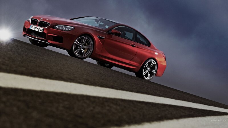 Red Bmw M6 Coupe — Dramatic, Night