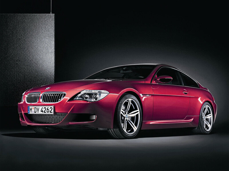 Red Bmw M6 Coupe — Dramatic, Photograph, Car, License Plate, Carbon Fiber Panel, Black