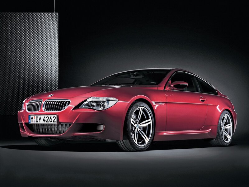 Red Bmw M6 Coupe — Dramatic, Photograph, Car, License Plate, Carbon Fiber Panel
