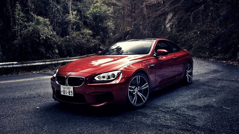 Red Bmw M6 Coupe — Dramatic, Photograph, Car, Road