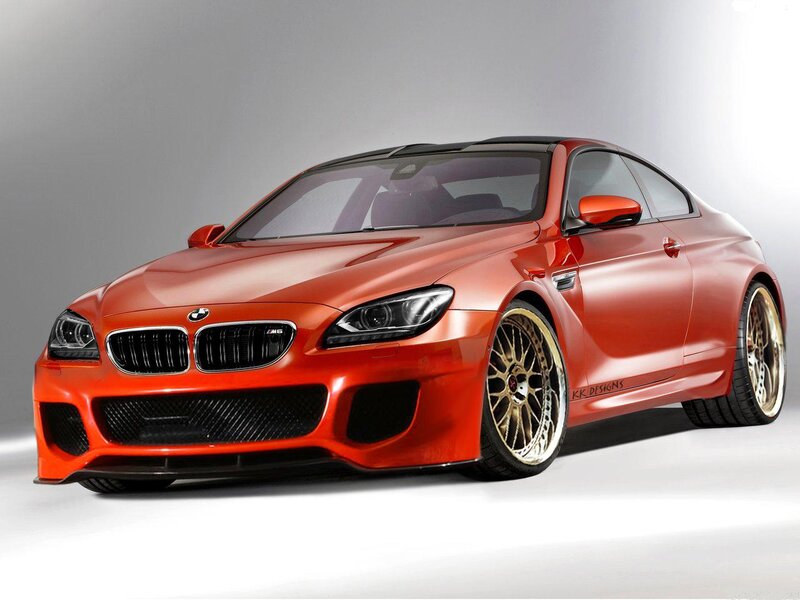 Red BMW M6 Coupe — Dramatic, Photograph, Car