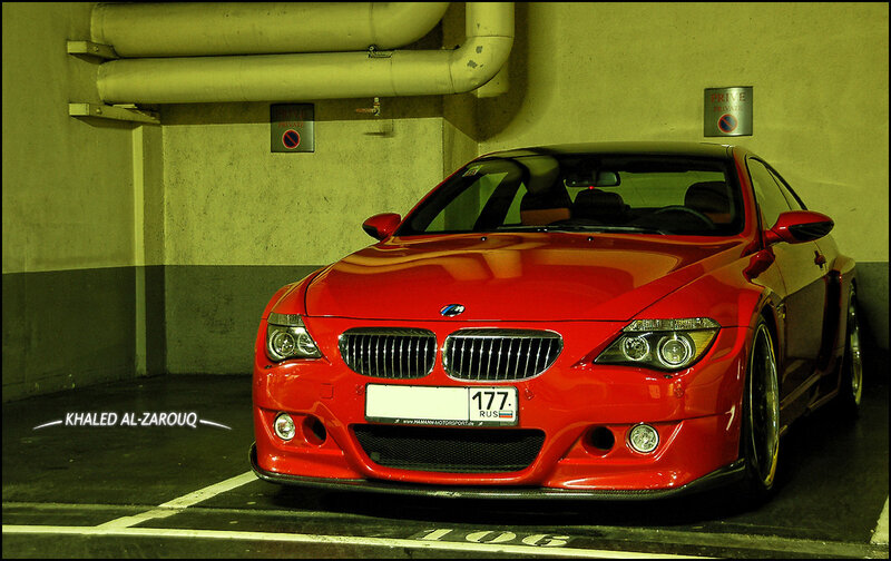 Red BMW M6 Coupe — Dramatic