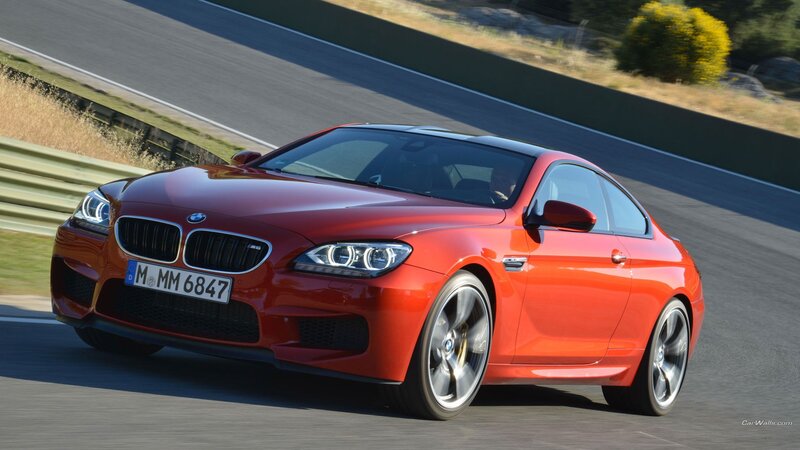 Red BMW M6 Coupe — Dynamic, Afternoon, Photograph, Car, Racetrack