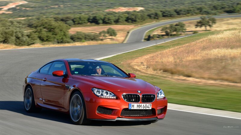 Red BMW M6 Coupe — Dynamic, Afternoon, Photograph, Driver