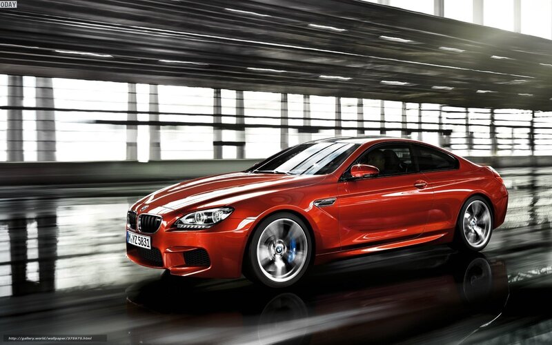 Red Bmw M6 Coupe — Dynamic, Photograph, Car