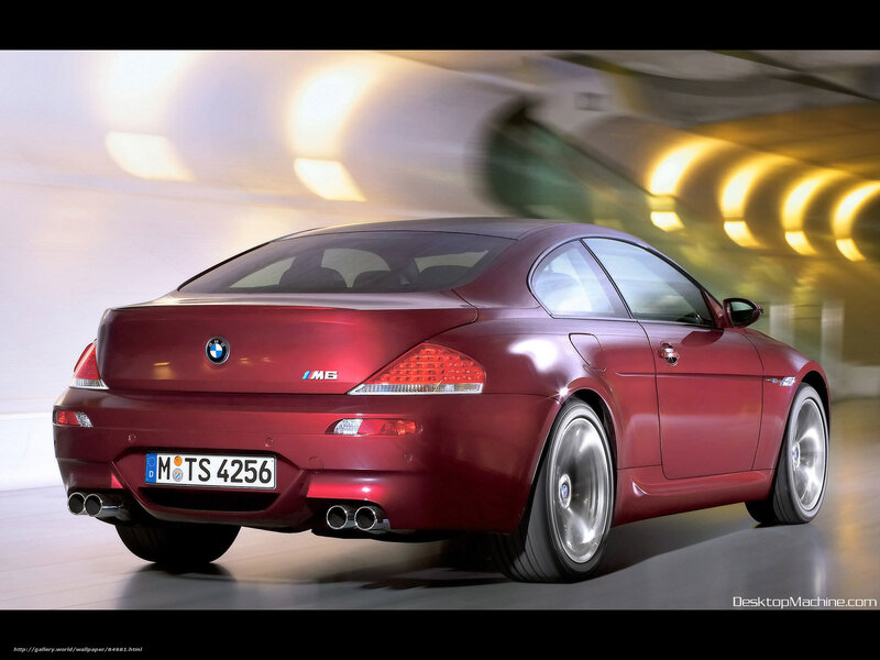 Red BMW M6 Coupe — Dynamic, Photograph