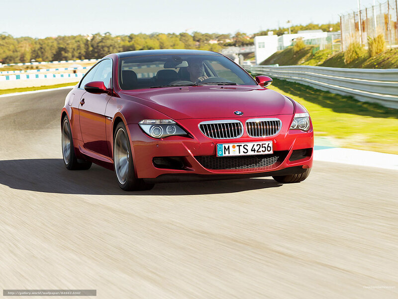 Red Bmw M6 Coupe — Dynamic
