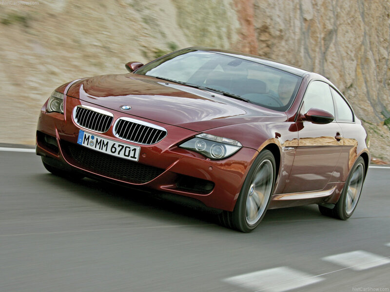Red BMW M6 Coupe — Maroon