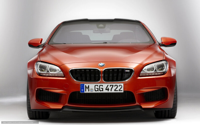 Red BMW M6 Coupe — Neutral, Photograph, Car, Headlights