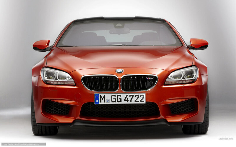 Red Bmw M6 Coupe — Neutral, Photograph, Car, License Plate