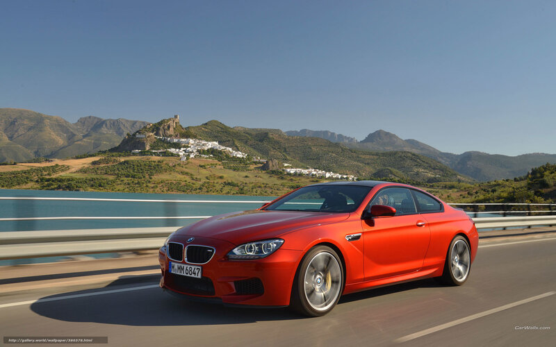 Red BMW M6 Coupe — Serene, Afternoon, Photograph, Car