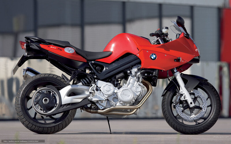 Red BMW Motorcycle — Neutral, Photograph, Engine