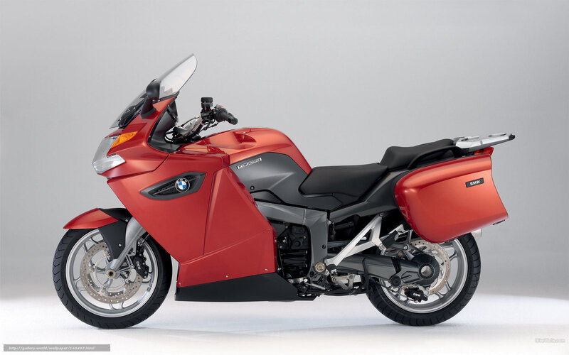 Red BMW Motorcycle — Neutral, Photograph