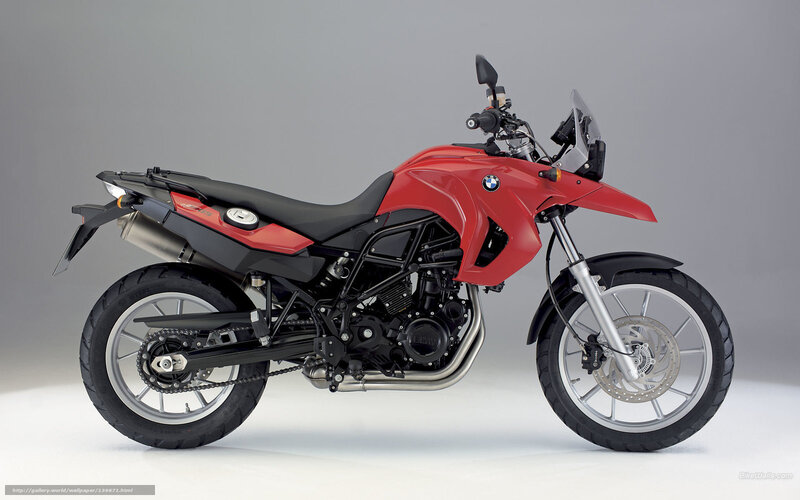 Red BMW Motorcycle — Neutral