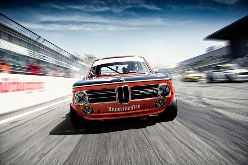 Red Bmw Race Car — Dynamic