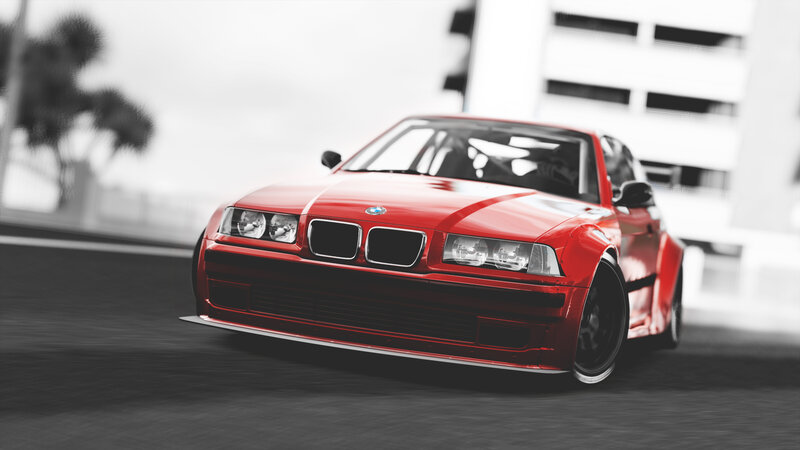 Red Bmw Race Car