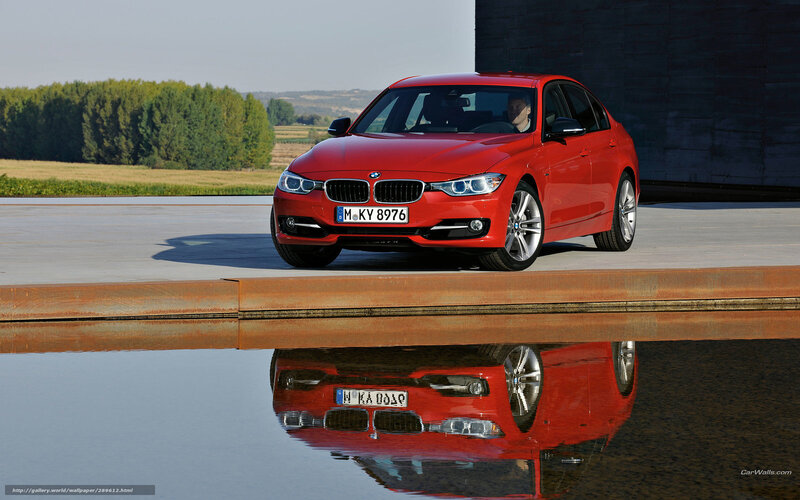 Red Bmw Sedan — Calm, Afternoon