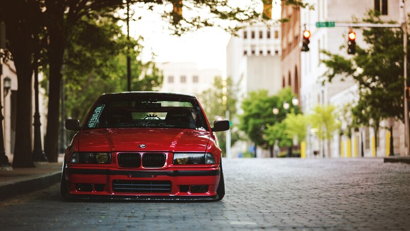 Red Bmw Sedan — Calm
