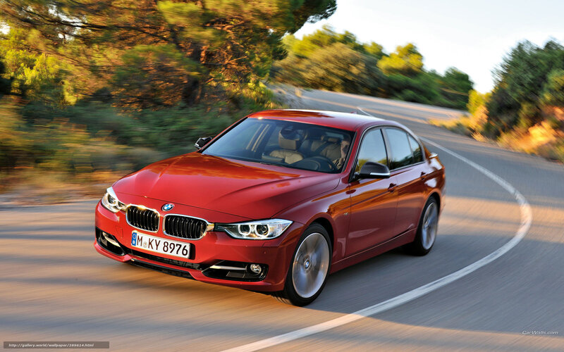 Red BMW Sedan — Dynamic, Sunset, Photograph