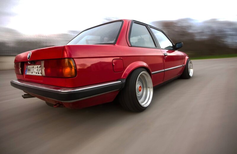 Red Bmw Sedan — Dynamic