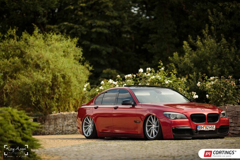 Red Bmw Sedan — Serene, Afternoon, Photograph, Car