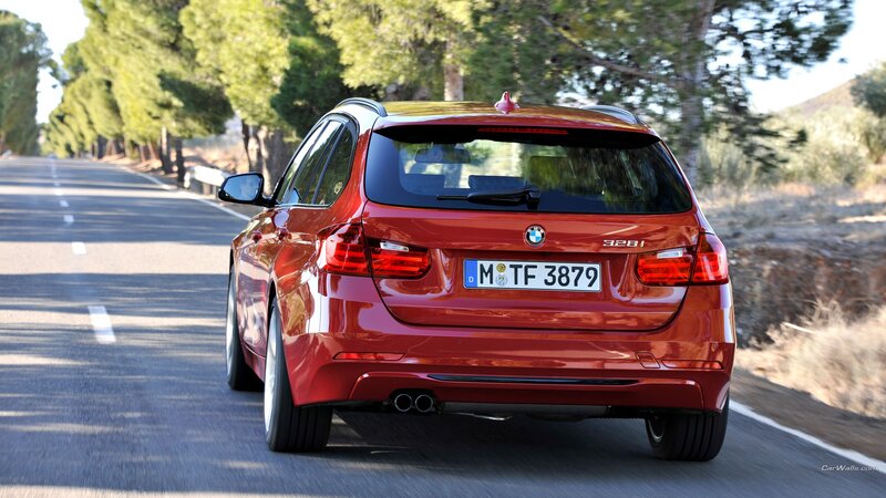 Red Bmw Station Wagon — Serene, Afternoon