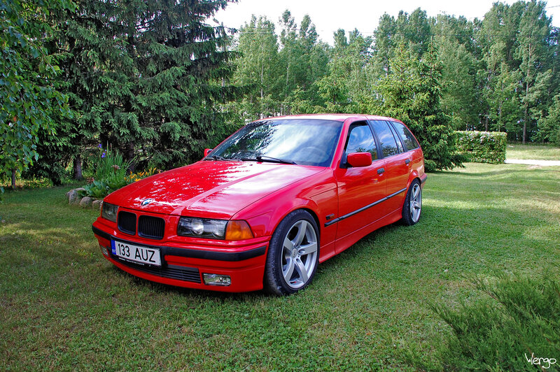 Red BMW Station Wagon — Serene
