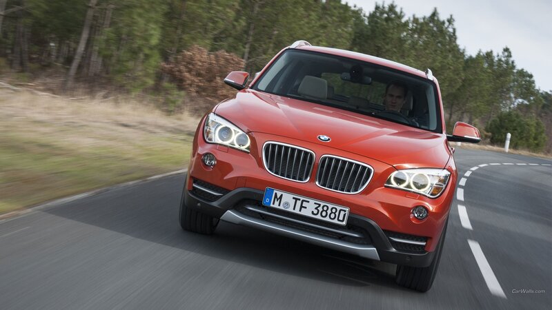 Red Bmw Suv — Dynamic