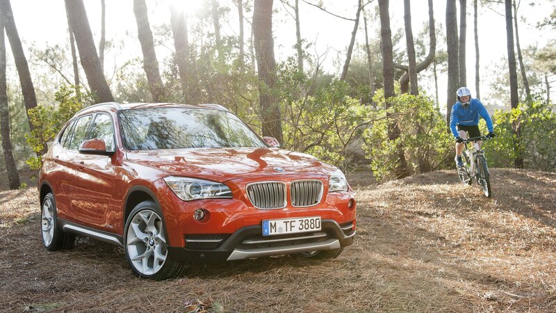 Red Bmw Suv — Outdoor