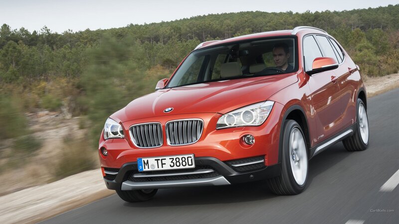 Red Bmw X1 Suv — Dynamic, Afternoon