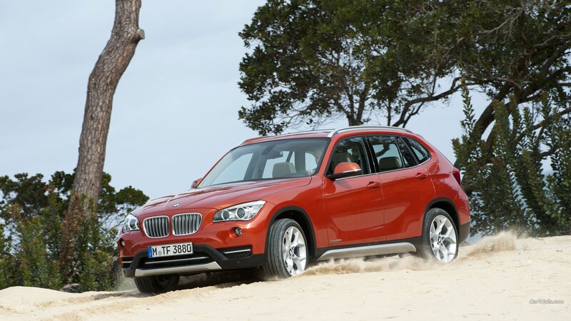 Red Bmw X1 Suv — Outdoor