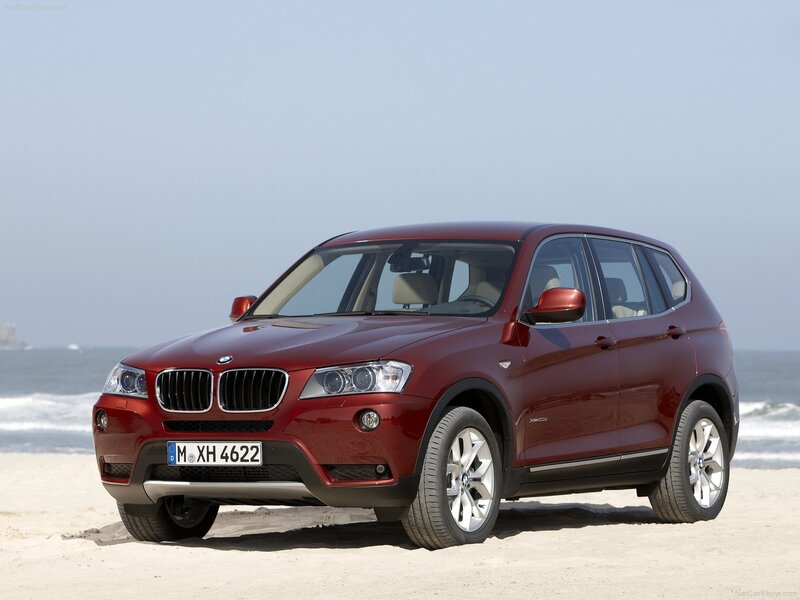 Red Bmw X3 Suv — Serene, Afternoon