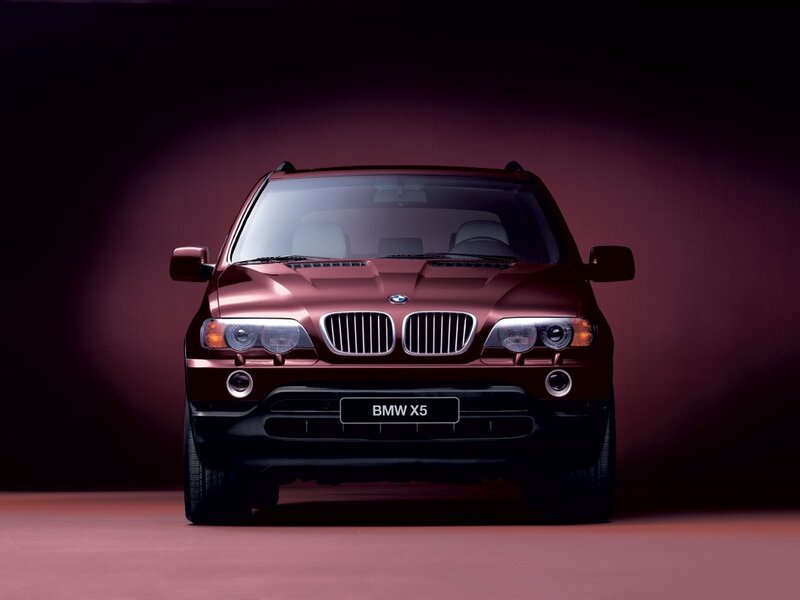 Red BMW X5 SUV