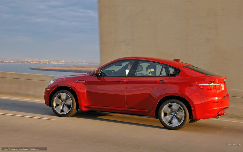Red BMW X6 — Dynamic